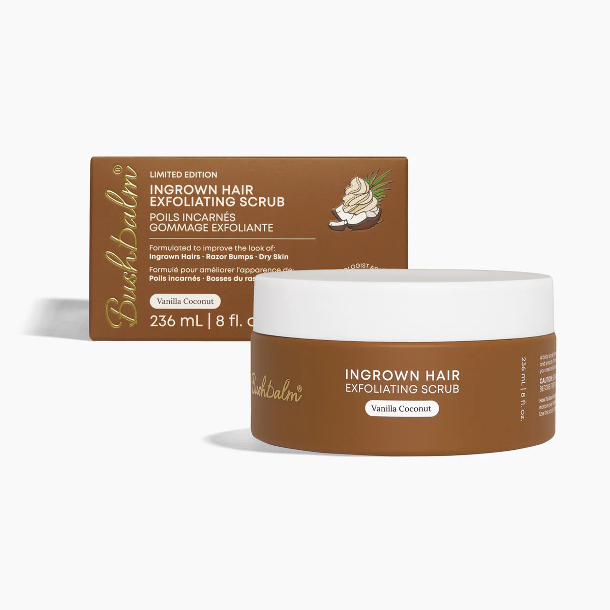 Bushbalm Vanilla Coconut Scrub 236ml